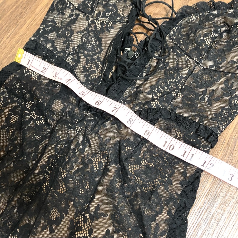 For Love And Lemons Gracie Lace High-low Slip - Picture 7 of 11